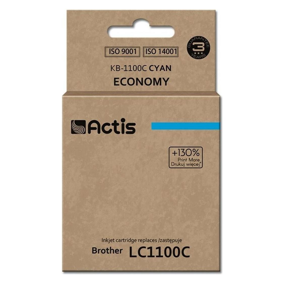 Factis KB-1100C ink cartridge for Brother printer LC1100/LC980 cyan  - Tint (C) (KB-1100C)