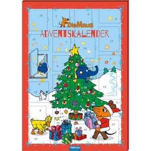Trötsch Adventskalender Die Maus, gefüllt mit 24 Magneten, 30 x 42 cm