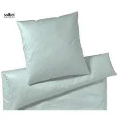 Elegante Bettwäsche Sister Stripe - 135x200 cm + 80x80 cm	salbei