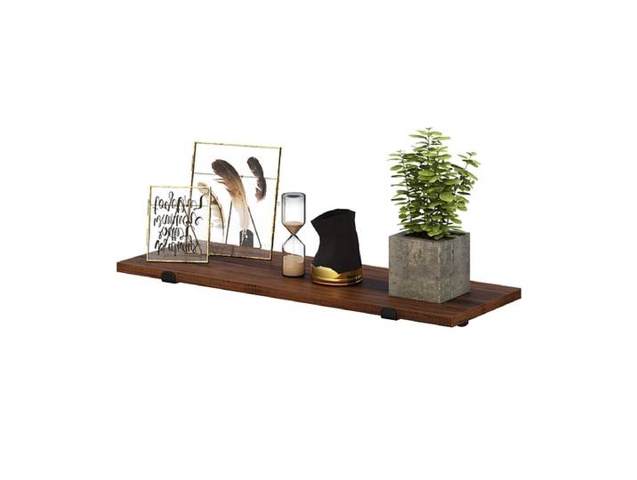 Wandregal SONGMICS RUSTIK 60x20x1.5cm vintage braun