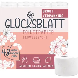 Glücksblatt, Toilettenpapier, Velvet SET-3-1801605 (48 Stk.)