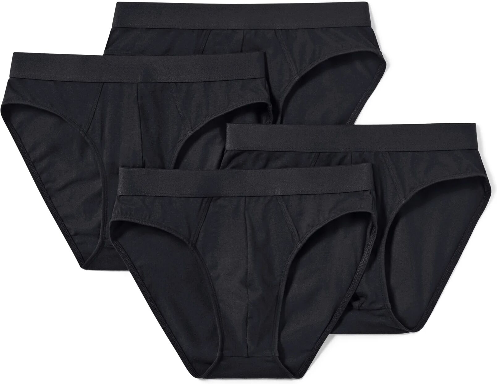 Tchibo - 4 Slips - Herren - Gr. M/5 - schwarz