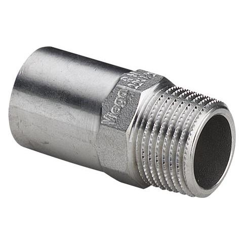 Viega Sanpress Inox indstiksstykke 22 x 12" rustfrit stål, 436735 (Pressverbindung) (436735)