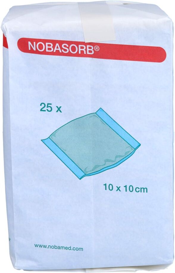 Nobasorb Saugkompressen 10x10 cm