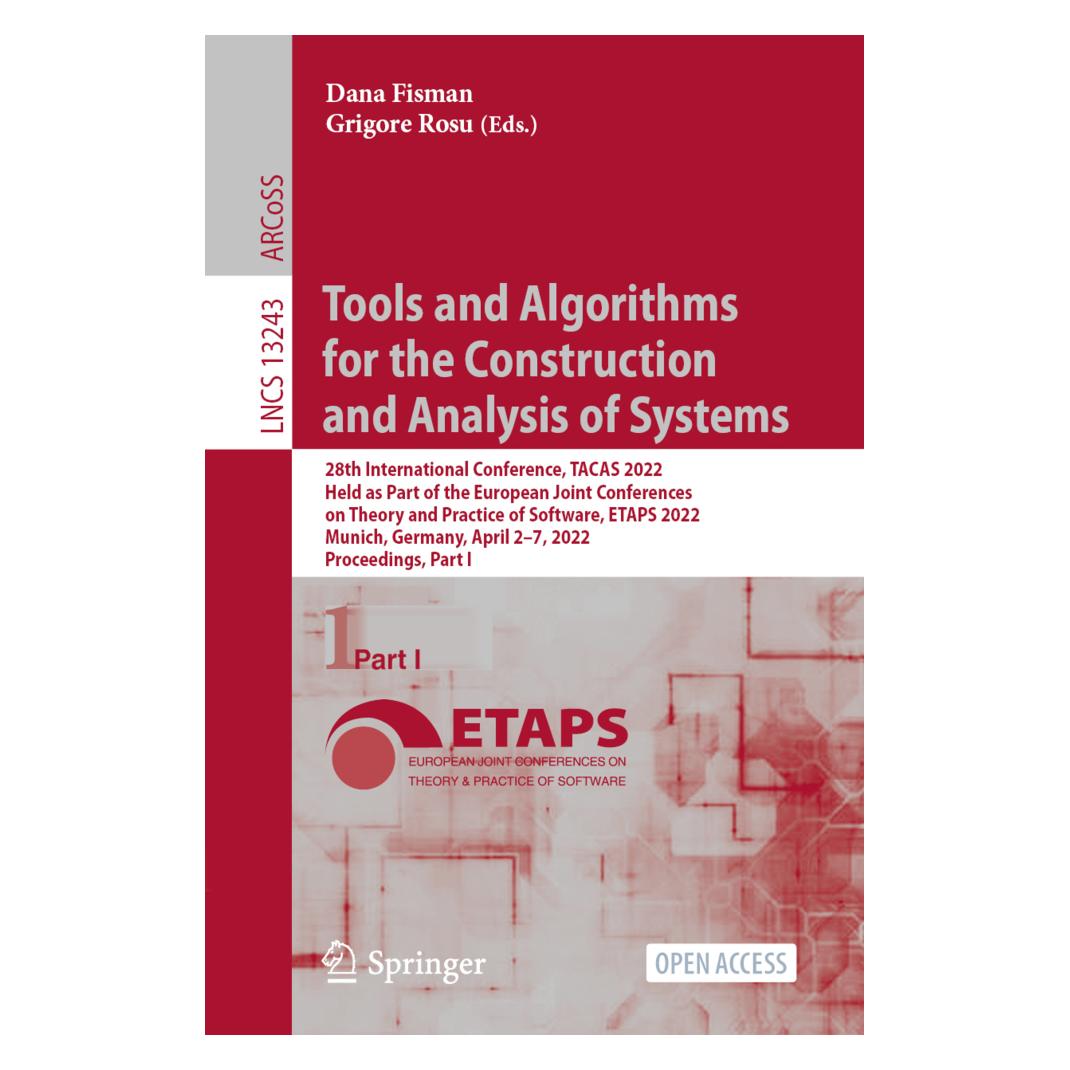 Springer Tools and Algorithms for the Construction and Analysis of Systems (Englisch, Softcover, Dana Fisman, Grigore Rosu) (56825700)