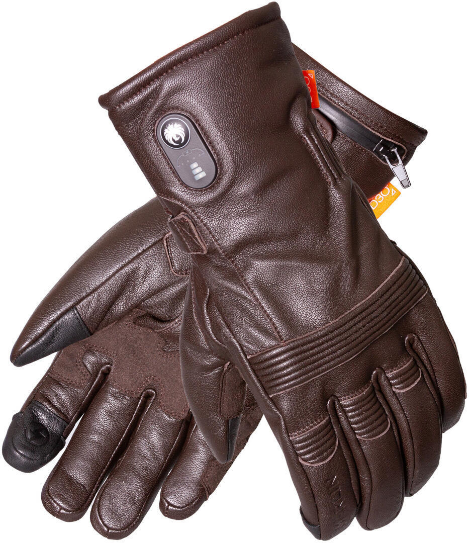 Merlin Minworth II D3O beheizbare wasserdichte Motorrad Handschuhe MWG048-DRKBRN-3XL
