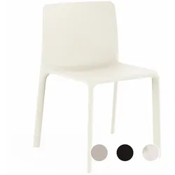 Vondom »KES« Outdoor Stuhl Ecru / Lackiert Hochglanz