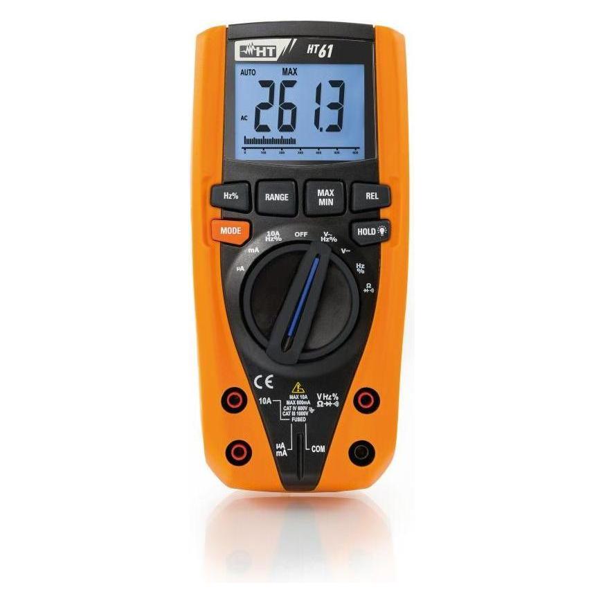 HT Instruments Professionelles TRMS Multimeter bis 1000 V CAT IV (CAT III 1000V, CAT IV 600V, Hand-Multimeter) (1010310)