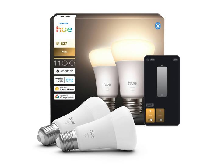 Philips HUE Led-Leuchtmittel, Weiss, Kunststoff, E27, 9,5 W, 6x11.2 cm, Lampen & Leuchten, Leuchtmittel, LED-Lampen, E27 LED