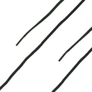 Haix Schnürsenkel Rundsenkel RWA 5, schwarz, rund Ø 4 mm, reißfestes Polyester, 160cm