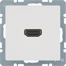Berker 3315426089 High Definition Steckdose Q.x polarweiß, samt