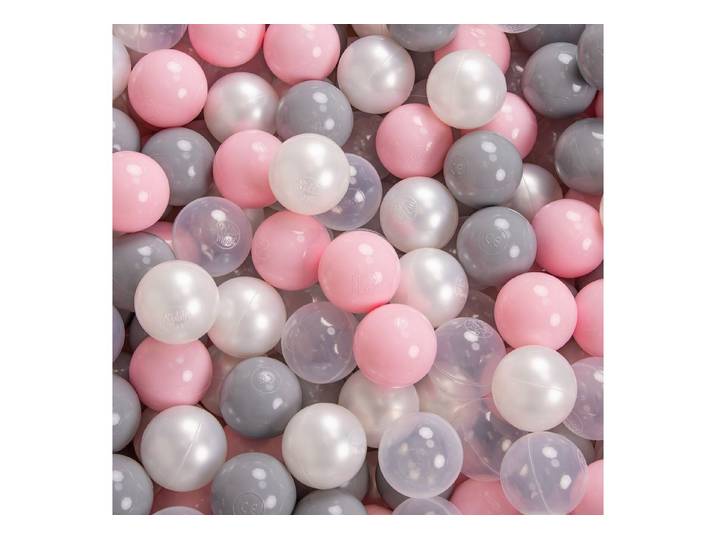 KiddyMoon Bällebad OK30D, (Bällepool mit bunten Bällen, 300-tlg), Bällepool mit bunten Bällen für Kleinkinder