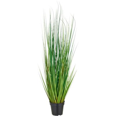 Kunstgras CREATIV GREEN "Grasbusch Miscanthus", grün, H:115cm, Kunststoff, Kunstpflanzen, mit naturgetreuen Grashalmen