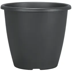 Geli Nevada Blumentopf Ø 20 cm Anthrazit Pflanzkübel wetterfest 3L rund