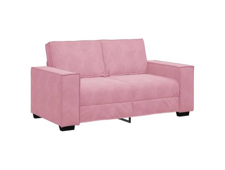 vidaXL 2-Sitzer-Sofa Rosa 160x78x84 cm Samt