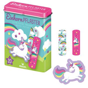 Moses Pflaster Einhorn, 20 Strips, wasserfest, 2 Größen