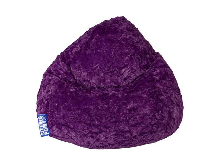 Pouf poire L 70 x 90 x 70cm Mauve/Aubergine