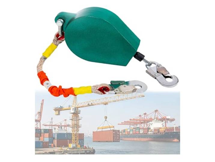Selbsteinziehende Rettungsleine – Hochleistungs-Absturzsicherung for Sicherheit(150KG/10M-32.8 FT)
