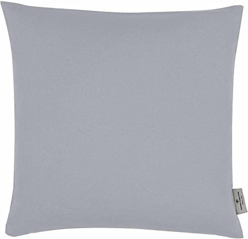 Tom Tailor Decoratief kussen zilvergrijs, 50 x 50 cm, 100% katoen