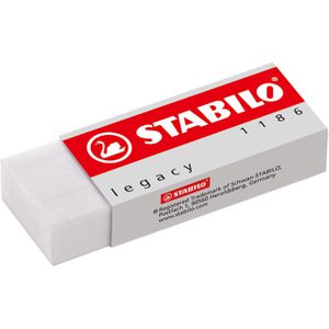 Stabilo Radiergummi 1186/20 legacy, für Bleistifte, aus Kunststoff
