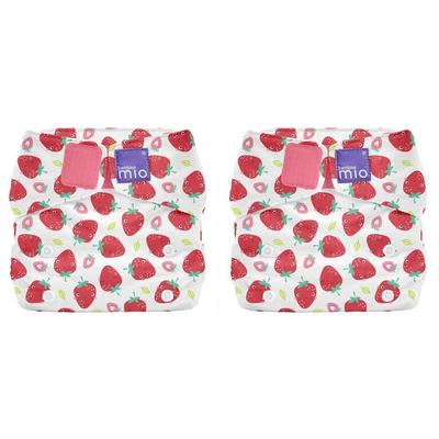 Bambino Mio, miosolo classic All-in-One Stoffwindel, Erfrischende Erdbeere x2 2x1 St Windeln