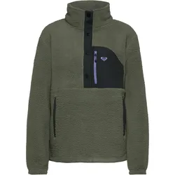 Roxy Fleeceshirt Damen | Gr. S | grün - grün
