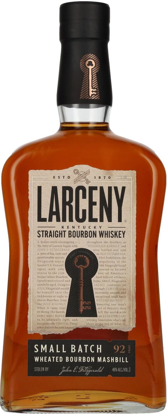 Larceny Kentucky Straight Bourbon Whiskey 92 PROOF 46% Vol. 1l