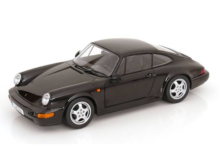 KK Scale Modellauto Porsche 911 (964) RS Cup Felgen 1992 schwarz, Maßstab 1:12