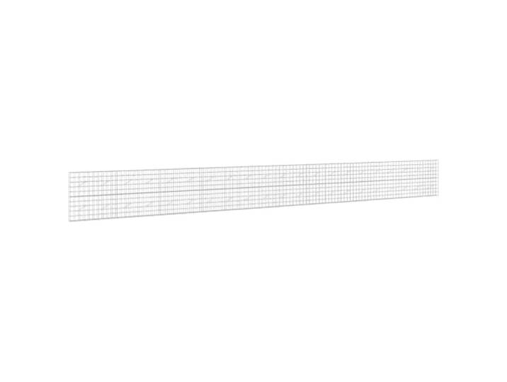 vidaXL Gabione mit 3,5 mm Draht und 10x10 cm Maschen 1050x10x100 cm Robuste Konstruktion: Hält allen Wetterbedingungen stand. Einfache Montage: Schneller Aufbau mit Haken- und Clipsystem