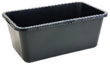 Industrial Quality Supplies Mörtelkasten GRIPLINE-D 90l schwarz   aus Kunststoff   mit Griffmulden und Ausguss (BAK00900-4017)