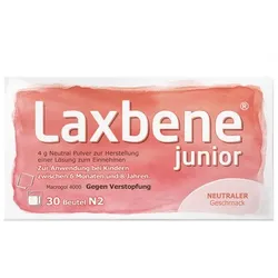 LAXBENE junior 4 g Neutral PLE Kdr.6 Mon.-8 Jahre 30X4 g
