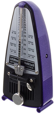 Wittner Metronome Piccolo 830471Violet Magic Violet mit Glitzerpartikeln