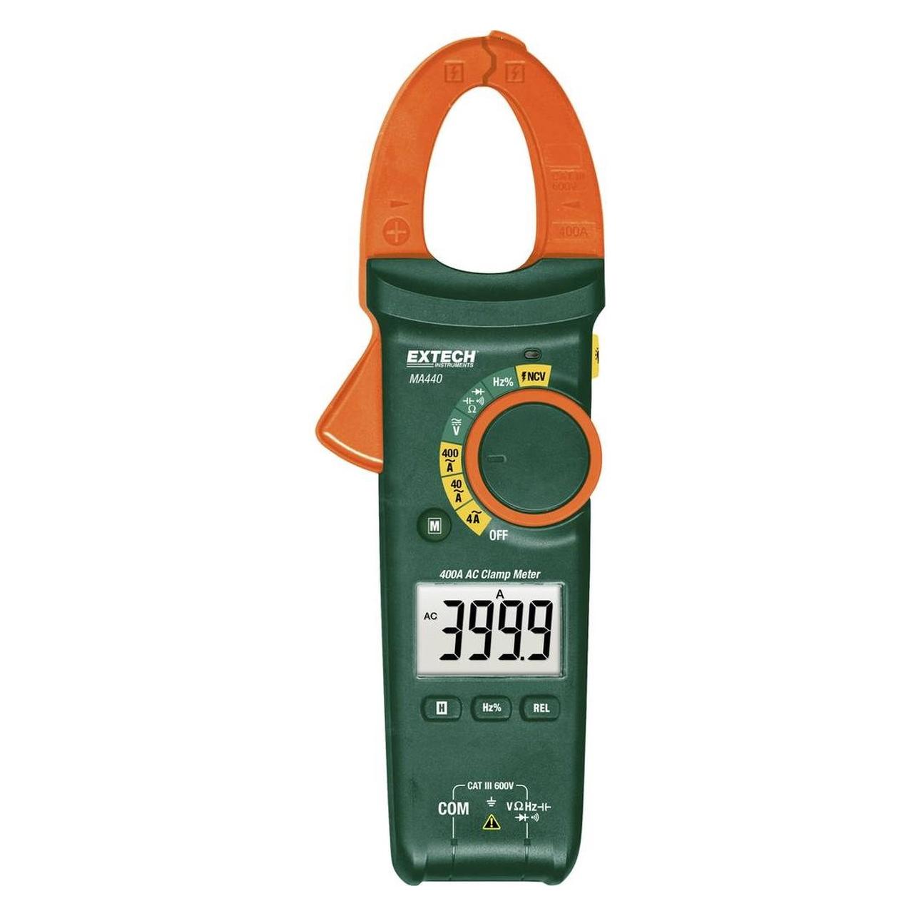 Extech Hand-Multimeter, Stromzange di (CAT III 600V, Hand-Multimeter) (MA440)