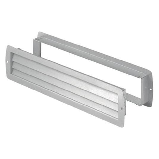 Hoju Badezimmerlüftung 9020 ER Länge 465 mm Breite 105 mm Edelstahl (9020 ER)