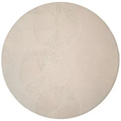 BADEMATTE Japandi - Beige - Modern Badvorleger 70x70 cm