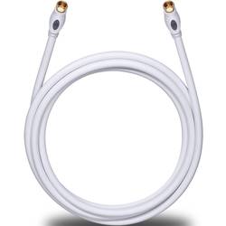 Antennen, SAT Anschlusskabel [1x F-Stecker - 1x F-Stecker] 5.10 m 120 dB vergoldete Steckkontakte Weiß Oehlbach Transmission Plus S 2833