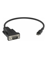 Vision Professional Serial adapter USB-C[M] to DB-9 black Adapter Digital/Daten (TC-USBCSER/BL)