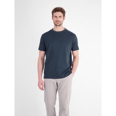 T-Shirt LERROS "Legeres T-Shirt mit Rundkragen aus reiner Baumwolle", Herren, Gr. XXL, classic navy, 100% Baumwolle, Rundhals, Shirts T-Shirt