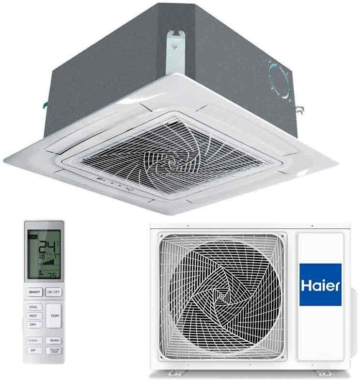 Haier Condizionatore Climatizzatore Monosplit Round Flow 18000 BTU R-32 AB50S2SG1FA Pannello Incluso WI-FI Optional