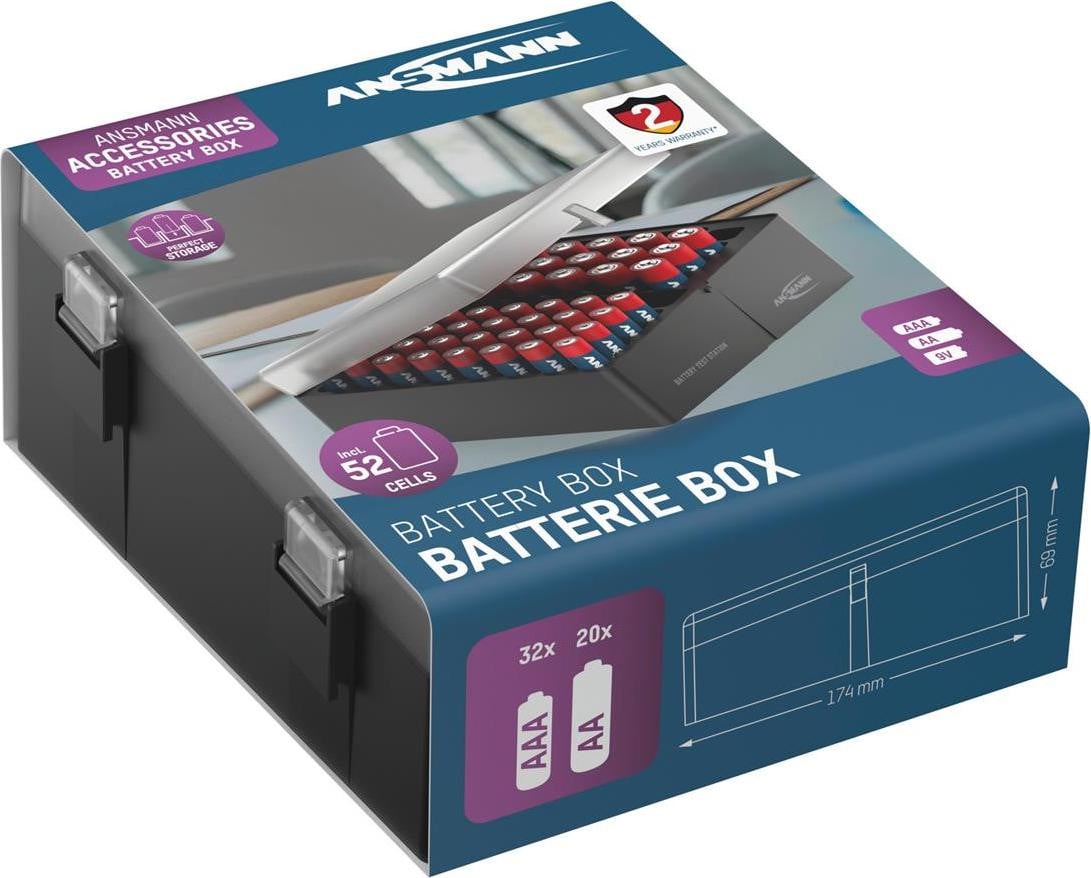 Ansmann Batterijset met 52 stuks: Micro AAA en Mignon AA, 1,5 V