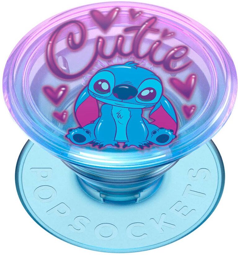 Licensed Cutie Stitch Aftageligt Greb m. Standerfunktion - POPSOCKETS PopGrip