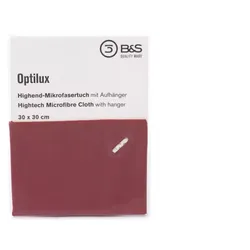Optilux Highend Brillen-Mikrofasertuch mit Anhänger (30x30cm)