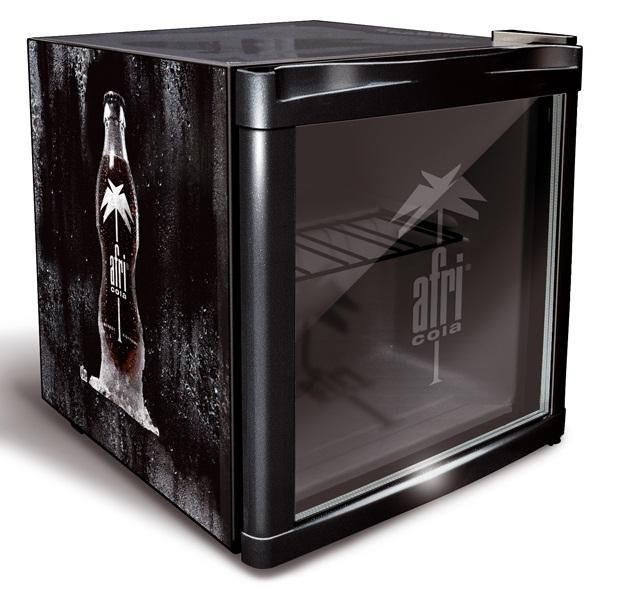 Cubes International Coolcube Afri Cola CC182EW 48 l Tischkühlschrank EEK: E 77 kWh Jahr (Schwarz) CC 182 E W