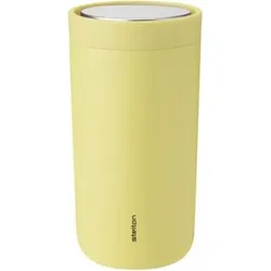 To-Go Click Thermobecher 200 ml zitronengelb aus doppelschichtigem Stahl