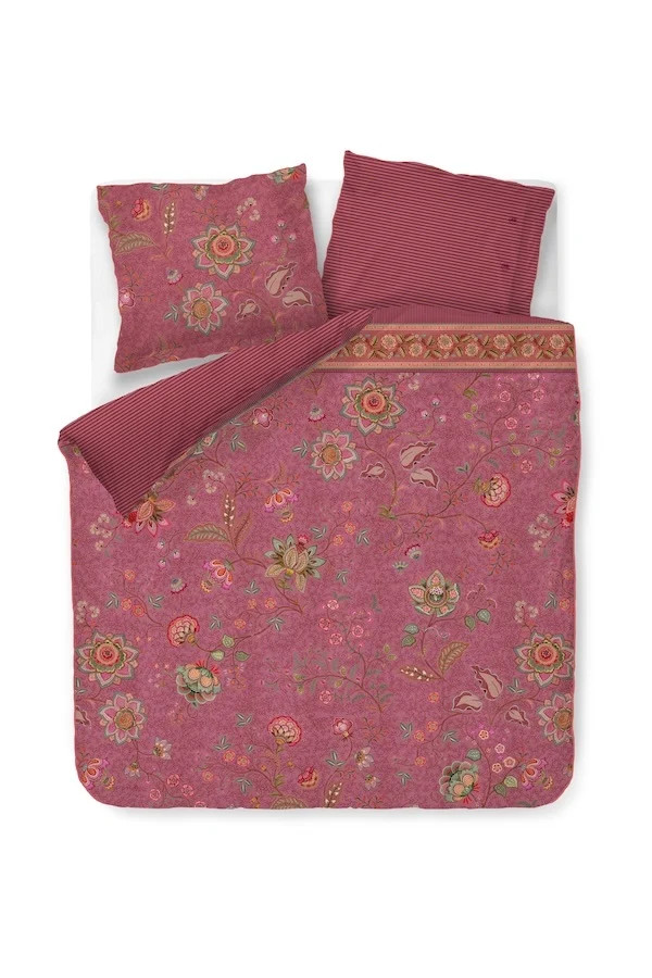 Pip Studio Mumbai Evening donkerroze kussensloop