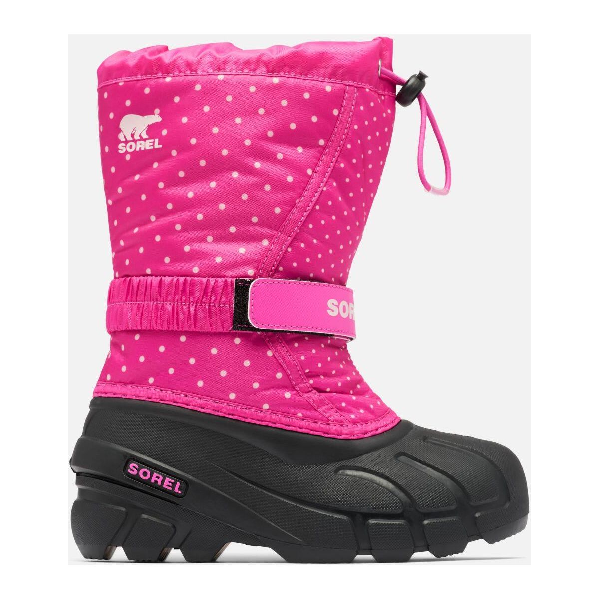 Sorel Childrens Flurry Print fuchsia fizz black (650) 11 211409-2114092-650-11