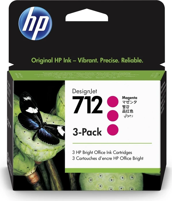 HP Tinte 3x29ml No.712 DesignJet Ink Cartridge magenta
