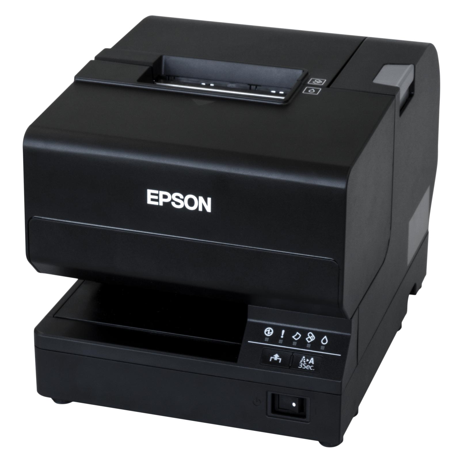 Epson TM-J7200 (301) W/O MICR TM-J7200 (301) W/O MICR,BLACK,INC PSU, EU, Schwarz, USB 2.0 Typ B, Ether... (RJ45, USB) (C31CF69301)