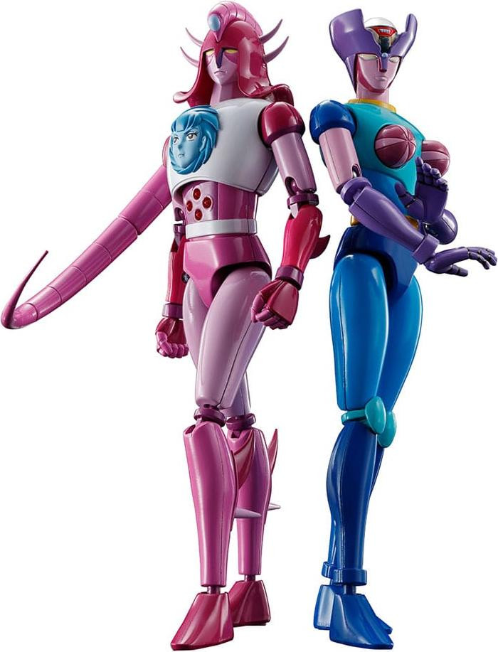 Bandai Soul of Chogokin GX-108 Rhein & GX-11R Dianan Great Mazinger Z Diecast Actiefiguren Set van 17 cm