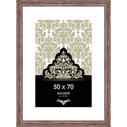 Bilderrahmen Vintage 50 x 70 cm Holz Braun